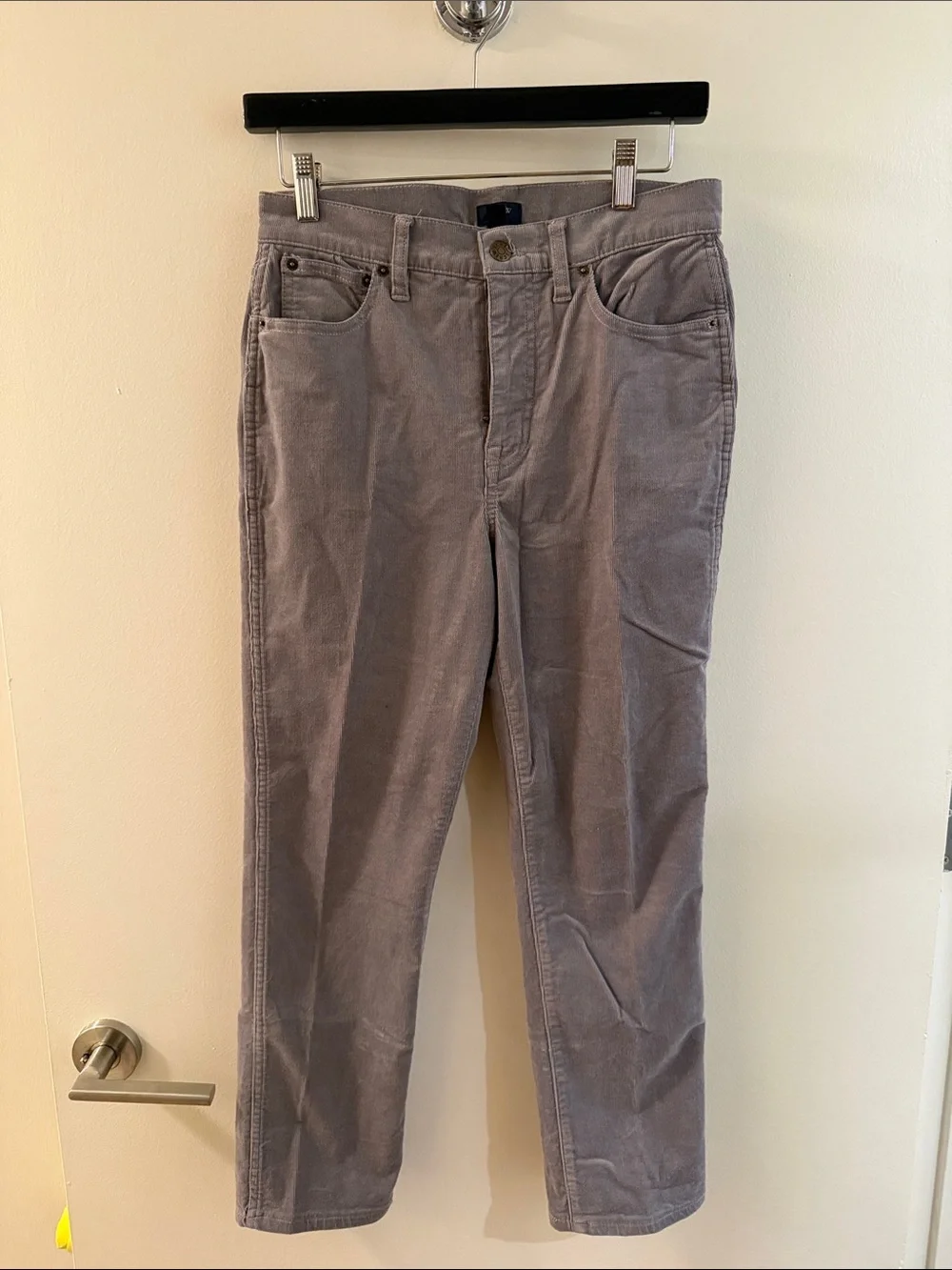 Women’s J Crew 27 Petite Gray Corduroy Pants